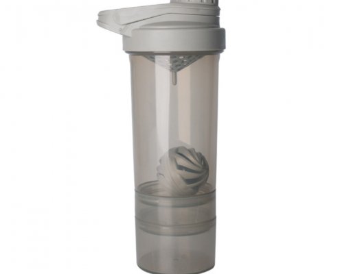 600ml shaker bottle with compartment