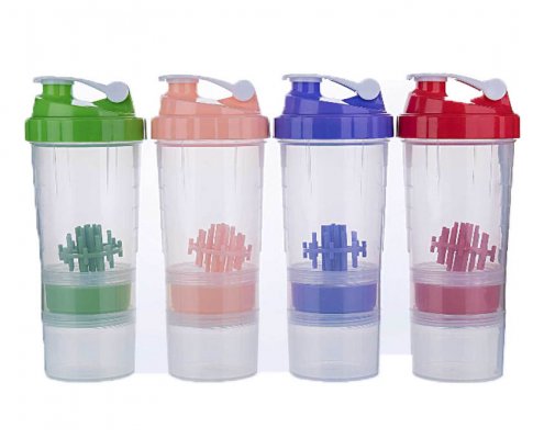 Smart Compartment Shaker Bottle