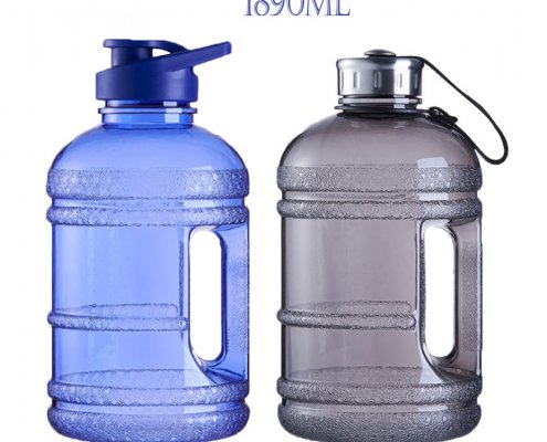 1000ml BPA FREE Motivational Reusable Water Bottle With Times 1.89L water bottle for gym 2
