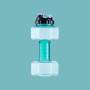 2200ML Dumbbell Shape Sport Gym Training Water Bottle