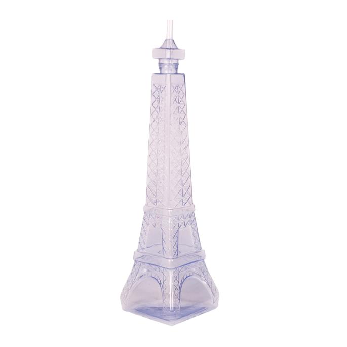 Eiffel Tower Shaped Plastic Yard Glass