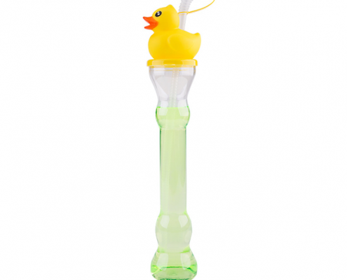 Plastic Yard Cup Yellow Duck Ice Slush Yard Long Neck Drinking Cup