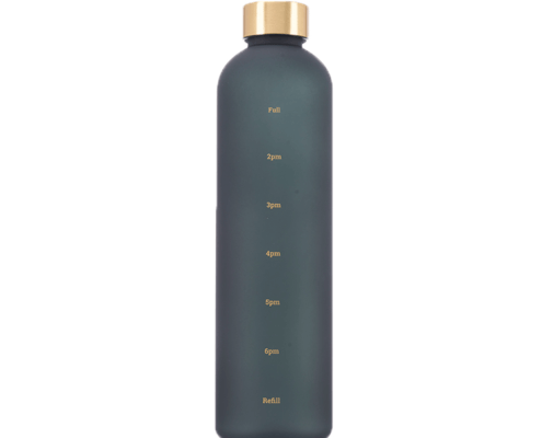 1000ml BPA FREE Motivational Reusable Water Bottle With Times