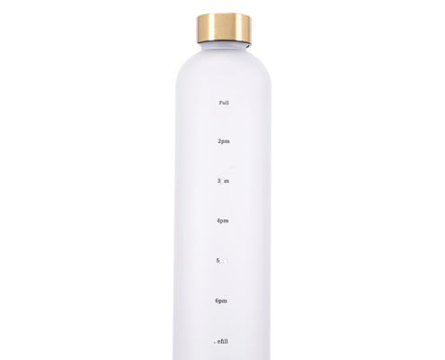 1000ml BPA FREE Motivational Reusable Water Bottle With Times