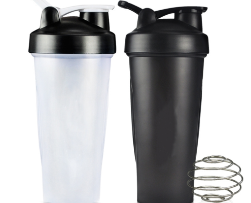 Blender Bottle Protein Shake With Finger Holder