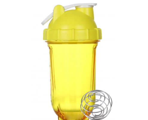 Capsule Shape Easy Mixing Clear Shaker Bottle