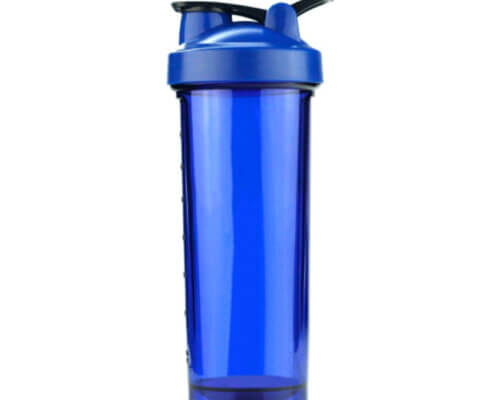 24oz. Plastic shaker bottle with mixer