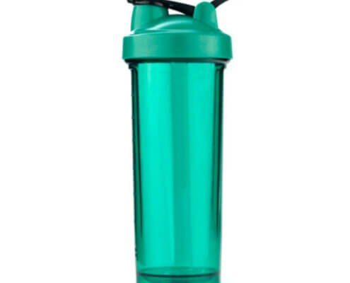 24oz. Plastic shaker bottle with mixer