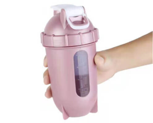 18-Ounce Protein Shaker Bottle With Transparent Scale Mark