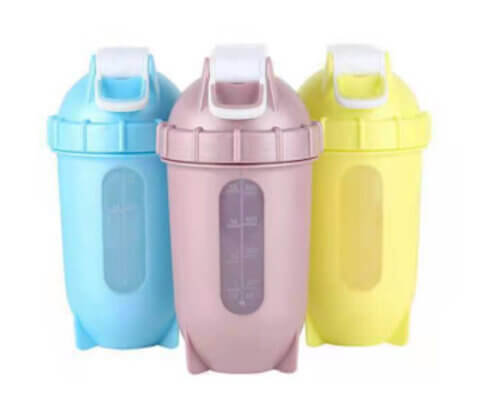 18-Ounce Protein Shaker Bottle With Transparent Scale Mark